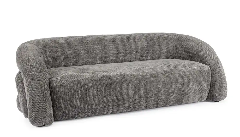 Divano 3 posti Clemence grigio scuro Bizzotto
