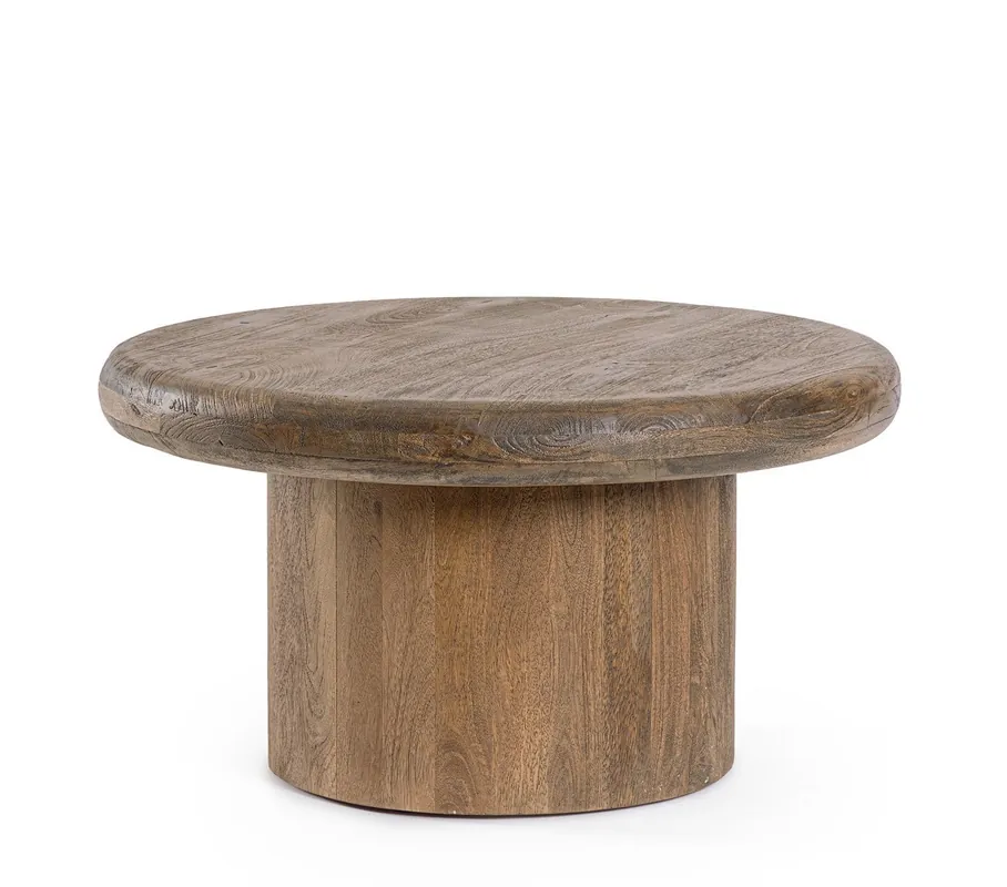 Tavolino Lopez brown Ø 75 Bizzotto
