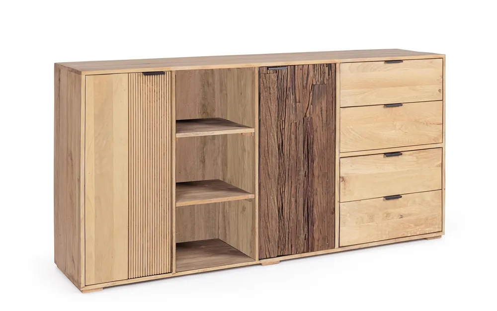 Credenza 2 ante 4 cassetti Nashik Bizzotto