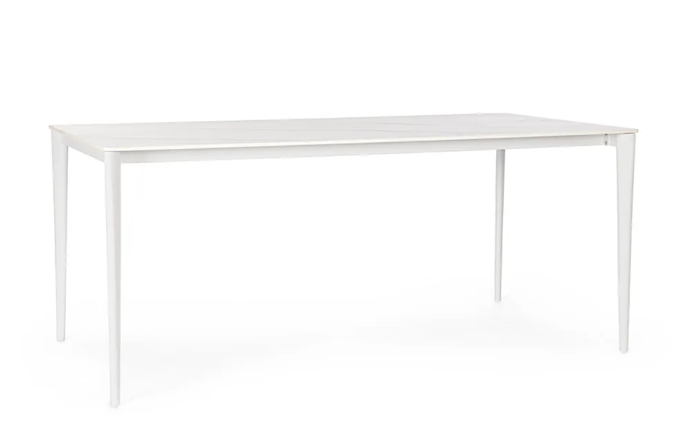 Tavolo Reija 180x90 bianco-bianco Bizzotto