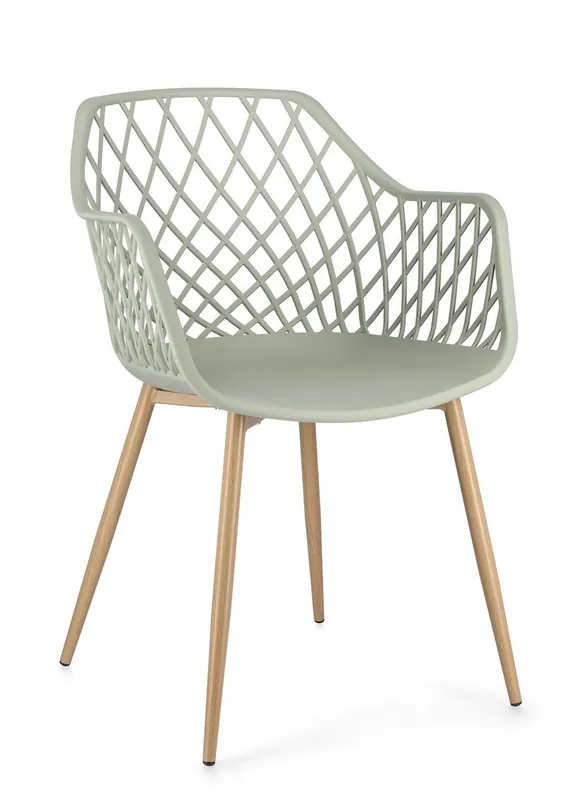 Sedia Optik verde Bizzotto