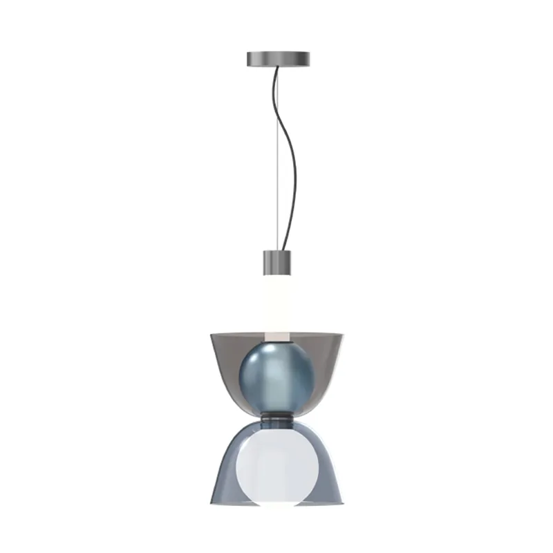 Gems Short 1 D30 A Blu lampada a sospensione Penta Light