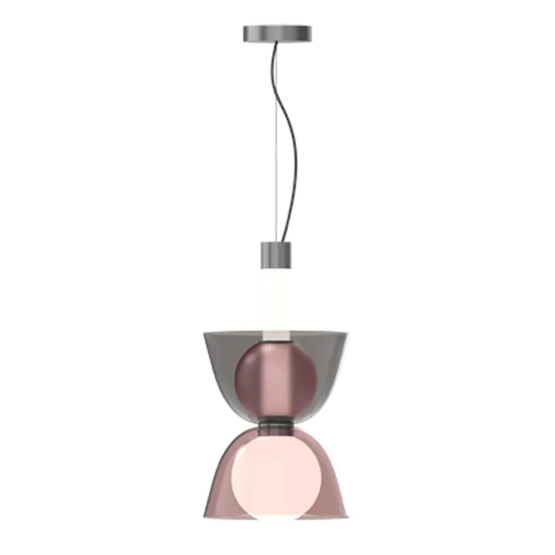 Gems Short 1 D30 A Rosa lampada a sospensione Penta Light