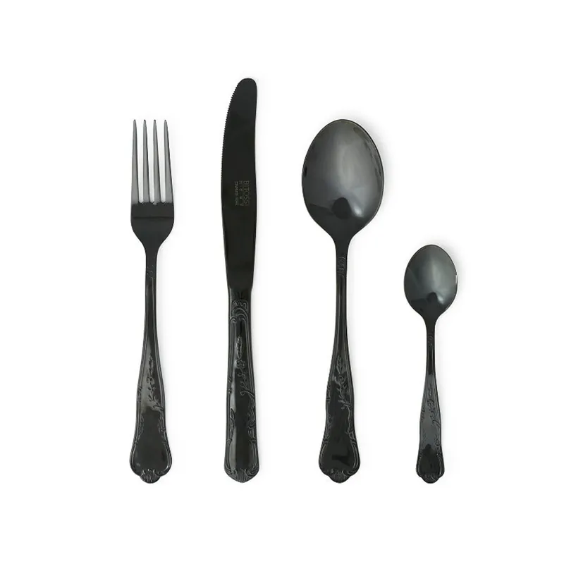 Retrò Set 24 pezzi posate Nero Bitossi Home Bitossi Home