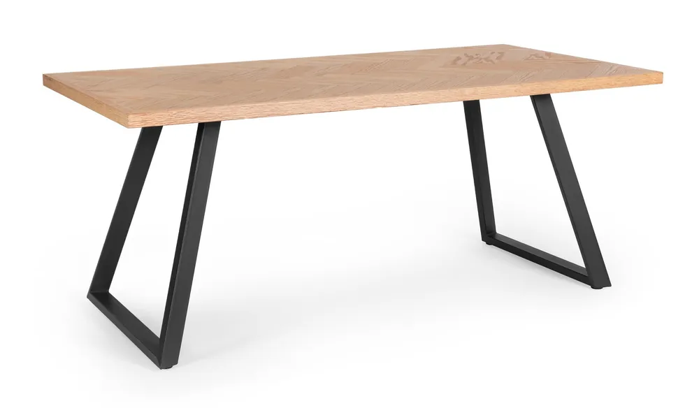 Tavolo Dukat 180x90 nero Bizzotto