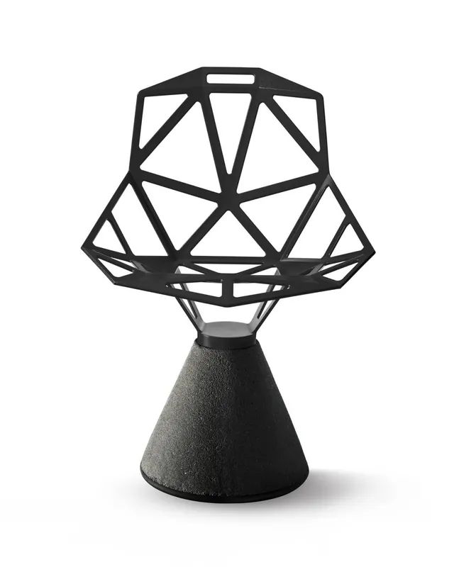 Chair_One Sedia con base in cemento Magis