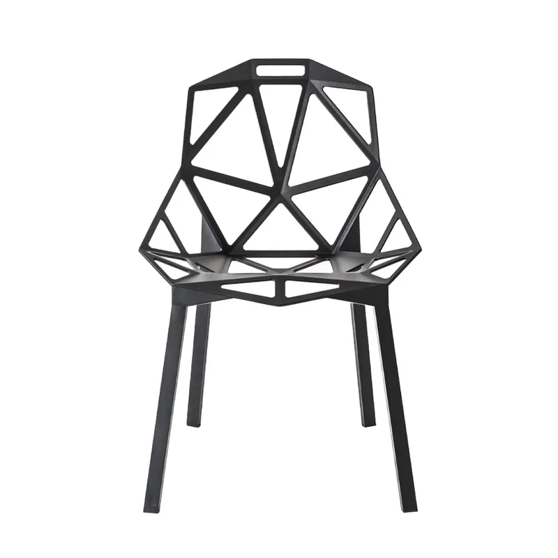 Chair_One Sedia con gambe in alluminio anodizzato Magis