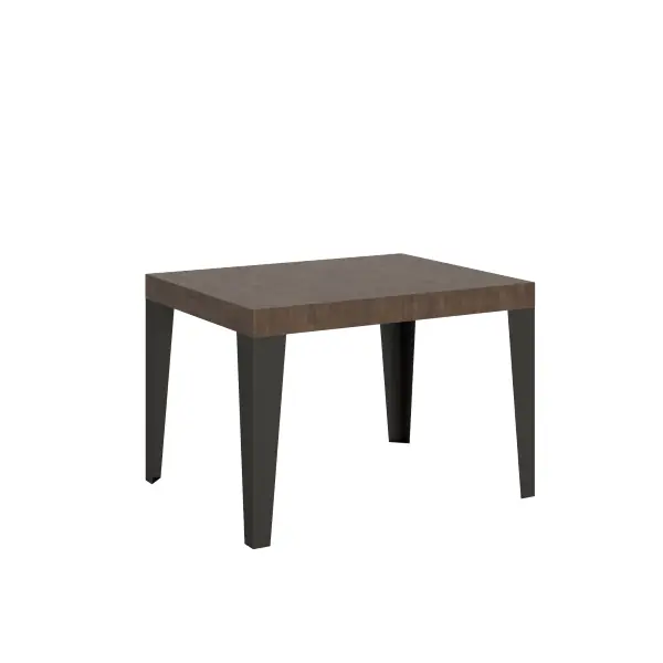 Tavolo allungabile 70x110/194 cm Flame Noce telaio Antracite