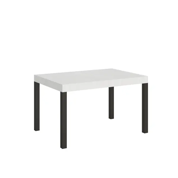 Tavolo allungabile 90x120/224 cm Everyday Bianco Frassino telaio Antracite