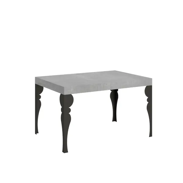 Tavolo allungabile 90x120/224 cm Paxon Cemento telaio Antracite