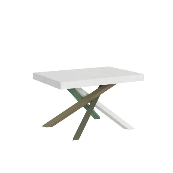 Tavolo allungabile 90x120/224 cm Volantis Bianco Frassino telaio 4/A
