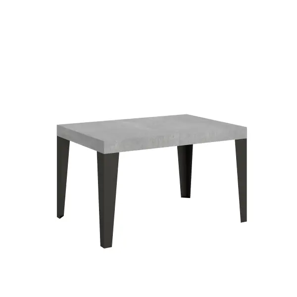 Tavolo allungabile 90x140/244 cm Flame Cemento telaio Antracite