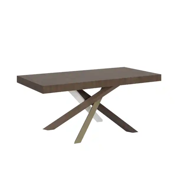 Tavolo allungabile 90x180/284 cm Volantis Noce telaio 4/C