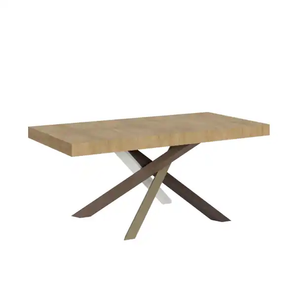 Tavolo allungabile 90x180/284 cm Volantis Quercia Natura telaio 4/C