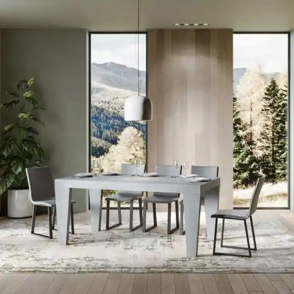Tavolo allungabile a 420 cm SPIMBO 90X160 Cemento