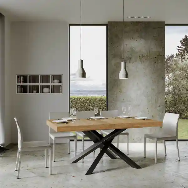 Tavolo allungabile a 440 cm VOLANTIS 90X180 Quercia Natura