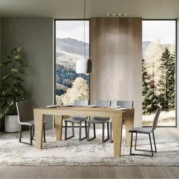 Tavolo SPIMBO 90X180 Quercia Natura allungabile a 284 cm