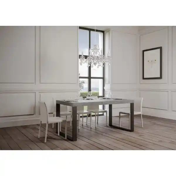 Tavolo TECNO PREMIUM 130 allungabile fino a 234 cm CEMENTO