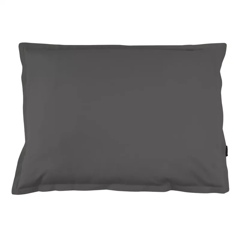 Federa rettangolare percalle di cotone (80 cm) Cali Grigio antracite