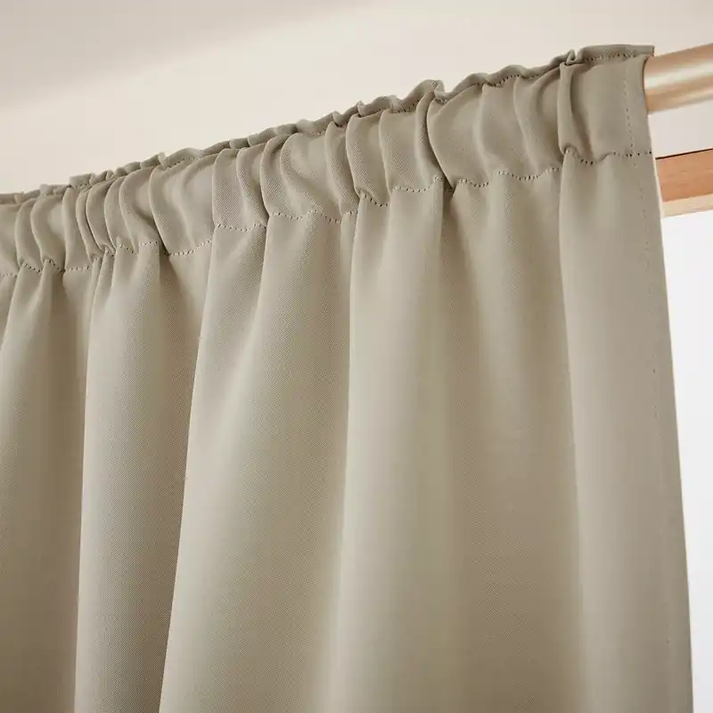 Tenda oscurante a passanti nascosti (140 x 260 cm) Dark Tortora