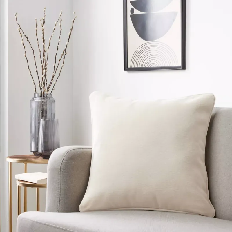 Cuscino quadrato (50 x 50 cm) Minuit Beige sabbia
