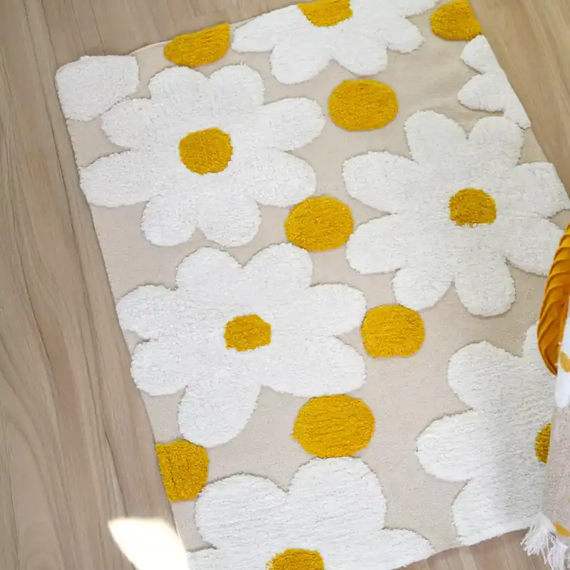 Tappeto antiscivolo (90 x 60 cm) Camille Multicolore