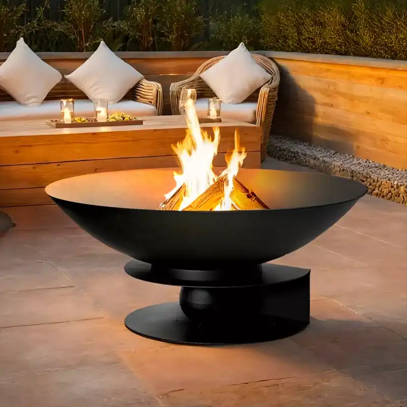 Braciere per esterno (D60 x Alt 50 cm) Flambo Nero