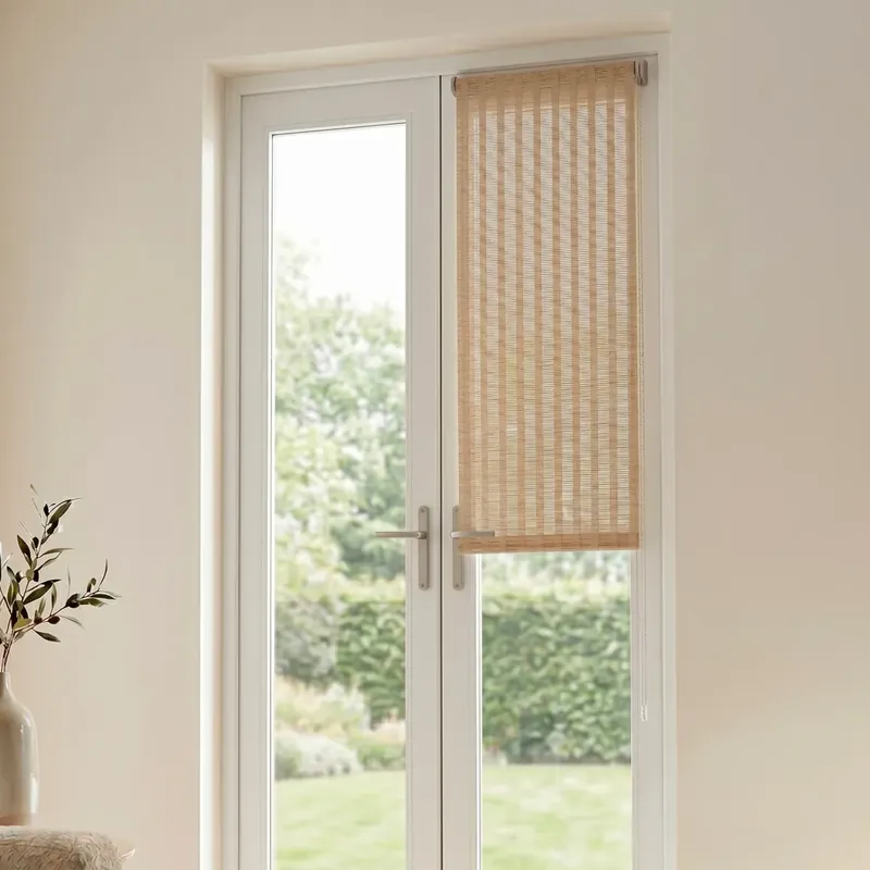Tenda a rullo filtrante (45 x 180 cm)Strisce Beige