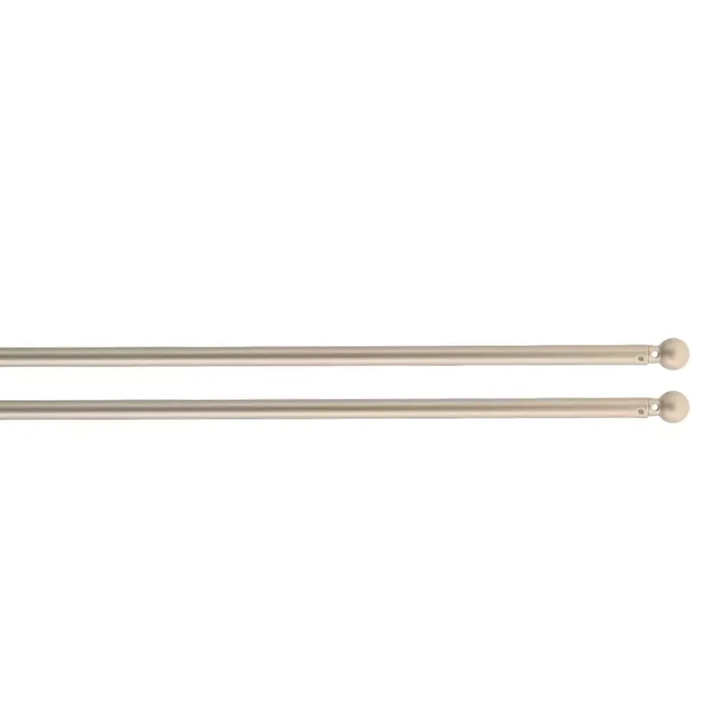 Set di 2 bachette regolabili rotonde (da L40 a 600 cm) Rona Oro