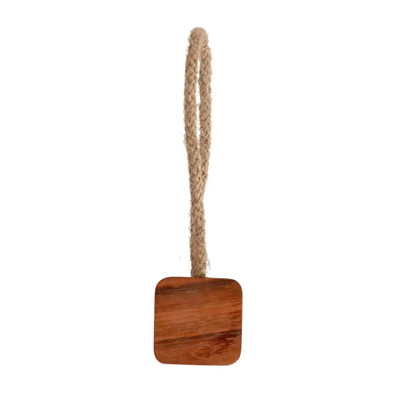 Fermatenda in legno Rhino Marrone