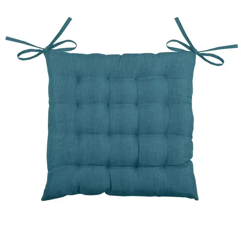 Cuscino quadrato per sedia 16 punti (40 x 40 cm) Béa Blu ottanio