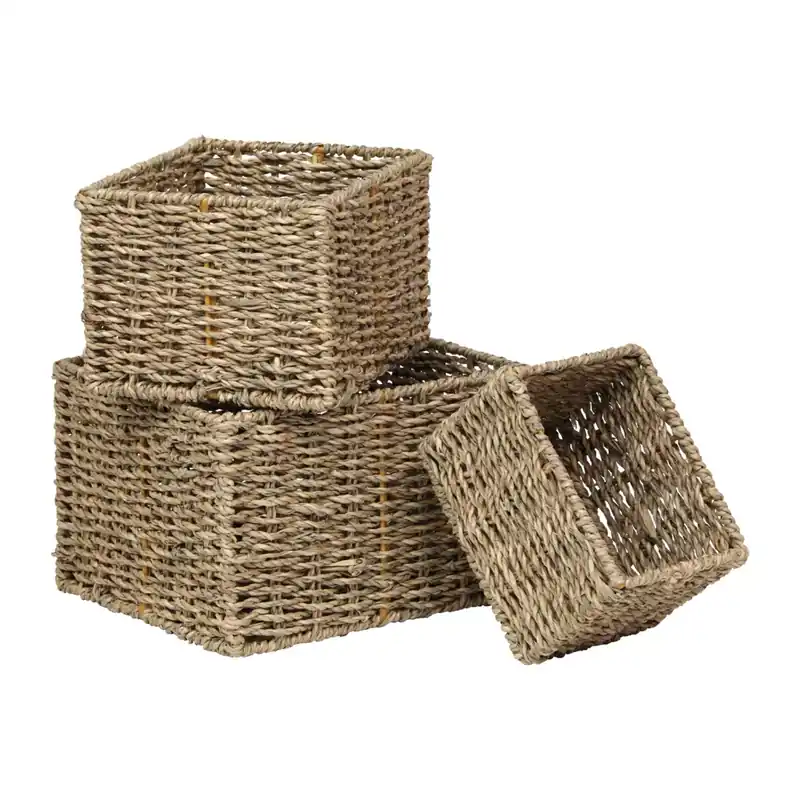 Set di 3 contenitori Kaleo Marrone