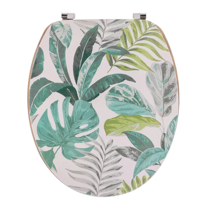 Copriwater WC 18 pollici MDF Jardin d‘hiver Verde