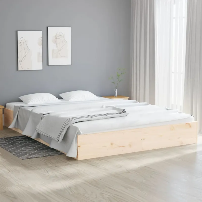Giroletto senza Materasso in Legno Massello 160x200 cm
