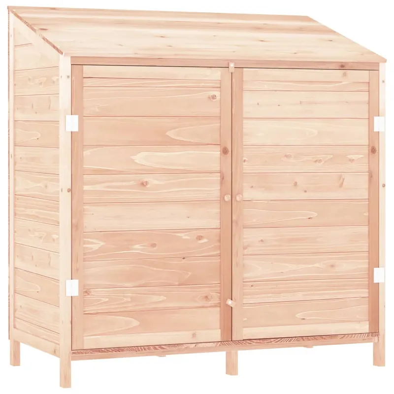 Capanno Porta Attrezzi da Giardino in Legno Struttura Robusta 102x52x112 cm