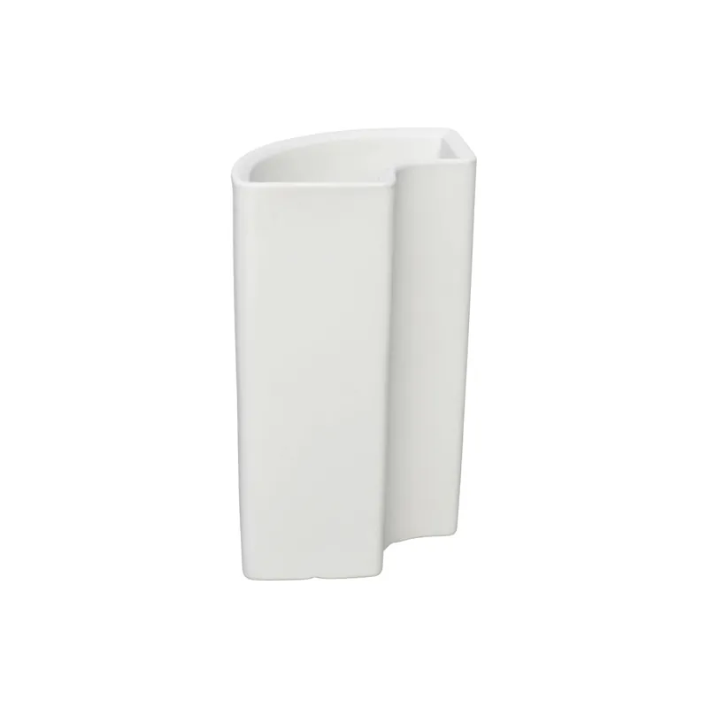 Vaso angolare Ivrea Bianco